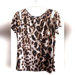 SJS Animal print top. New with tags.